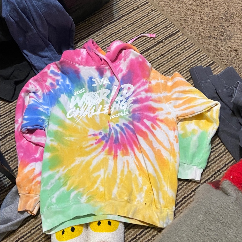 Colorful Tie-Dye Hoodie